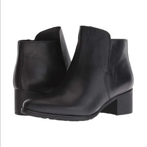 Naturalizer Leather Black Boot Dawson 7.5 Wide